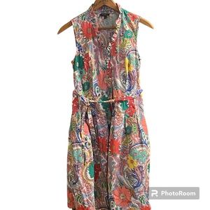 Talbots Floral Summer Dress 4P